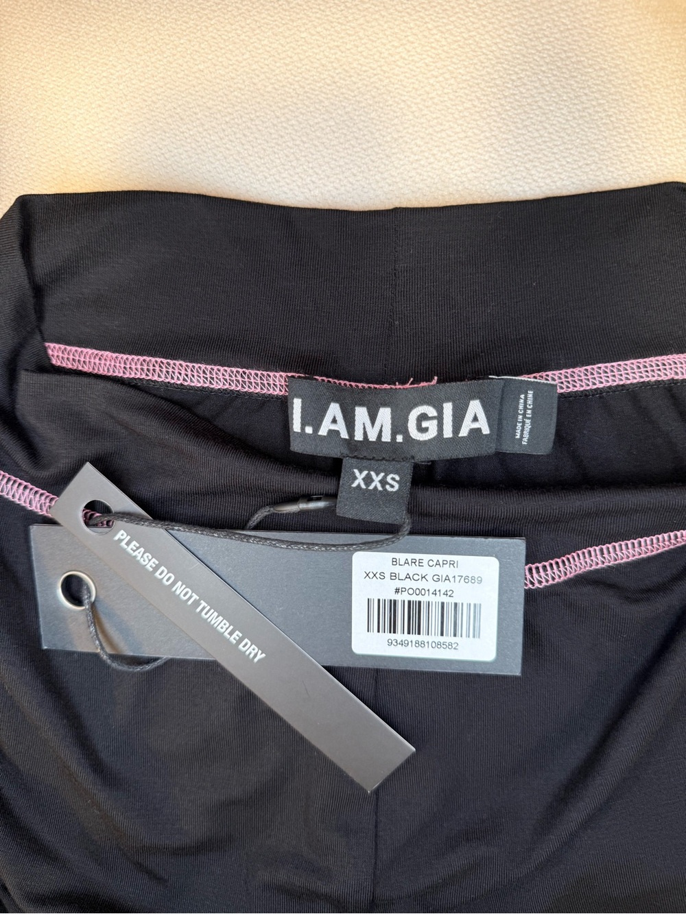 I.AM.GIA Blare Long Sleeve Top (XS) & Capri Pant (XXS) Set NWT - Picture 12 of 13